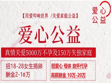 永胜捐卵助孕生子 爱心志愿者招募